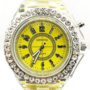 Hot Selling Multicolor LED Fashion Watch Yellow